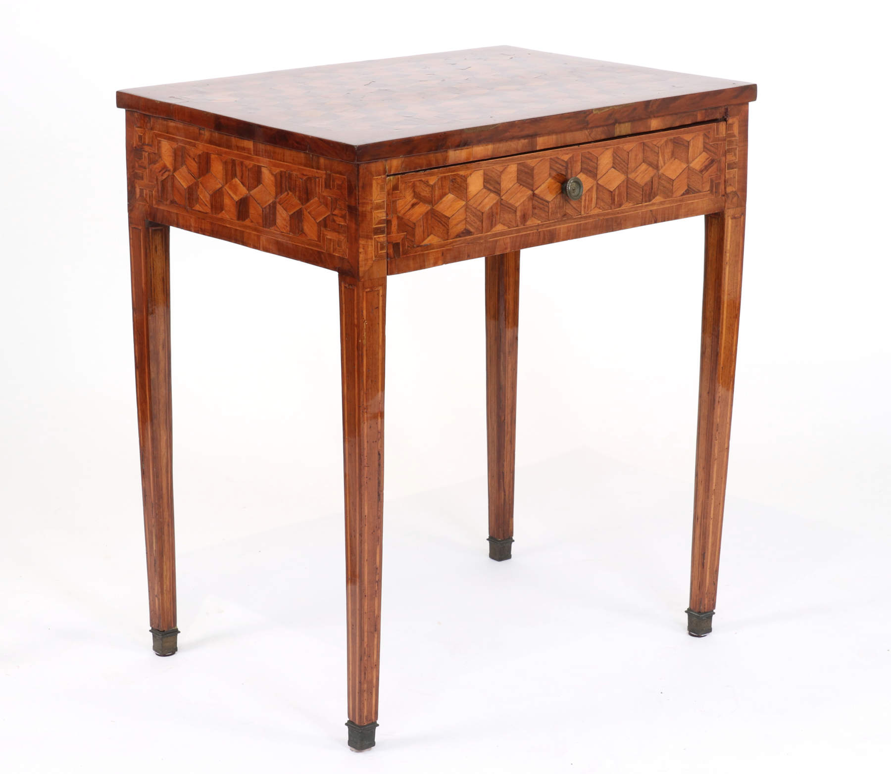 Italian Parquetry Side Table, c. 1790