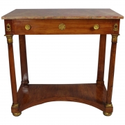 View 1: Italian Empire Cherrywood Console Table