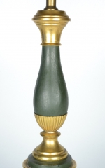 View 2: Green Tole Lamp, 19th c.