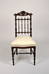 View 3: Fine Pair of Victorian Rosewood Side Chairs