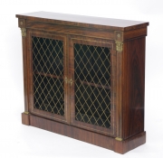 View 3: Regency Rosewood Bookcase Cabinet, c. 1820