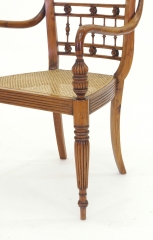 View 9: Set of Six British Colonial Dining Chairs, c. 1830