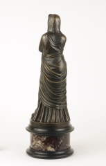 View 2: Grand Tour Bronze Figure of Pudicity, c. 1890