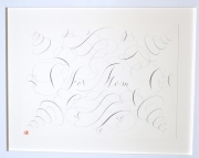 View 6: "Calligraphic Drawing, For Mom"