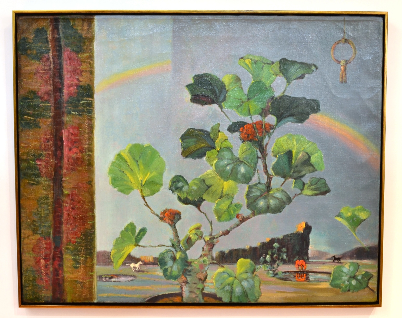 Oscar Daniel Soellner (1890-1952) American, "Our Picture Window"