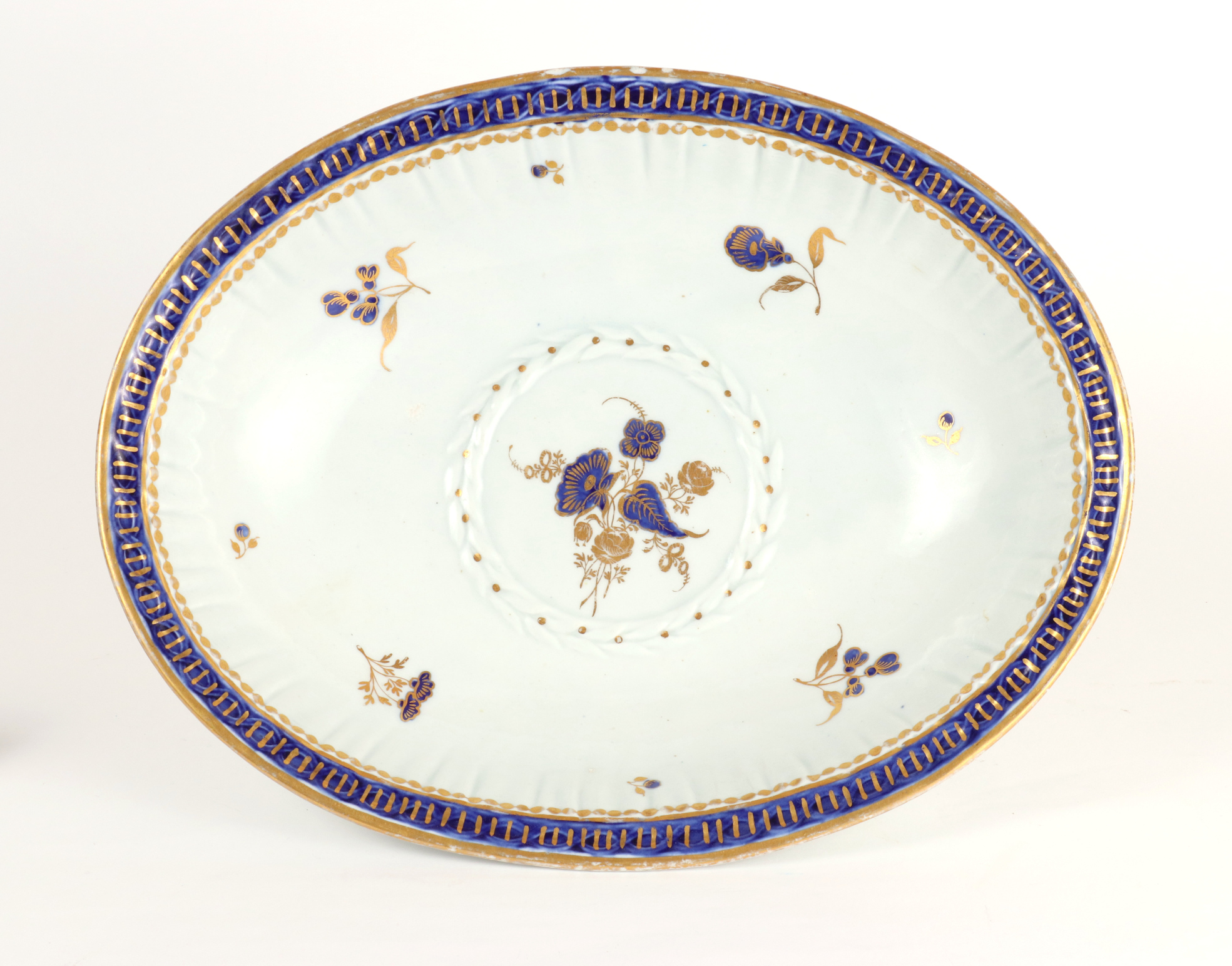 Caughley Oval Bowl, c. 1780-90