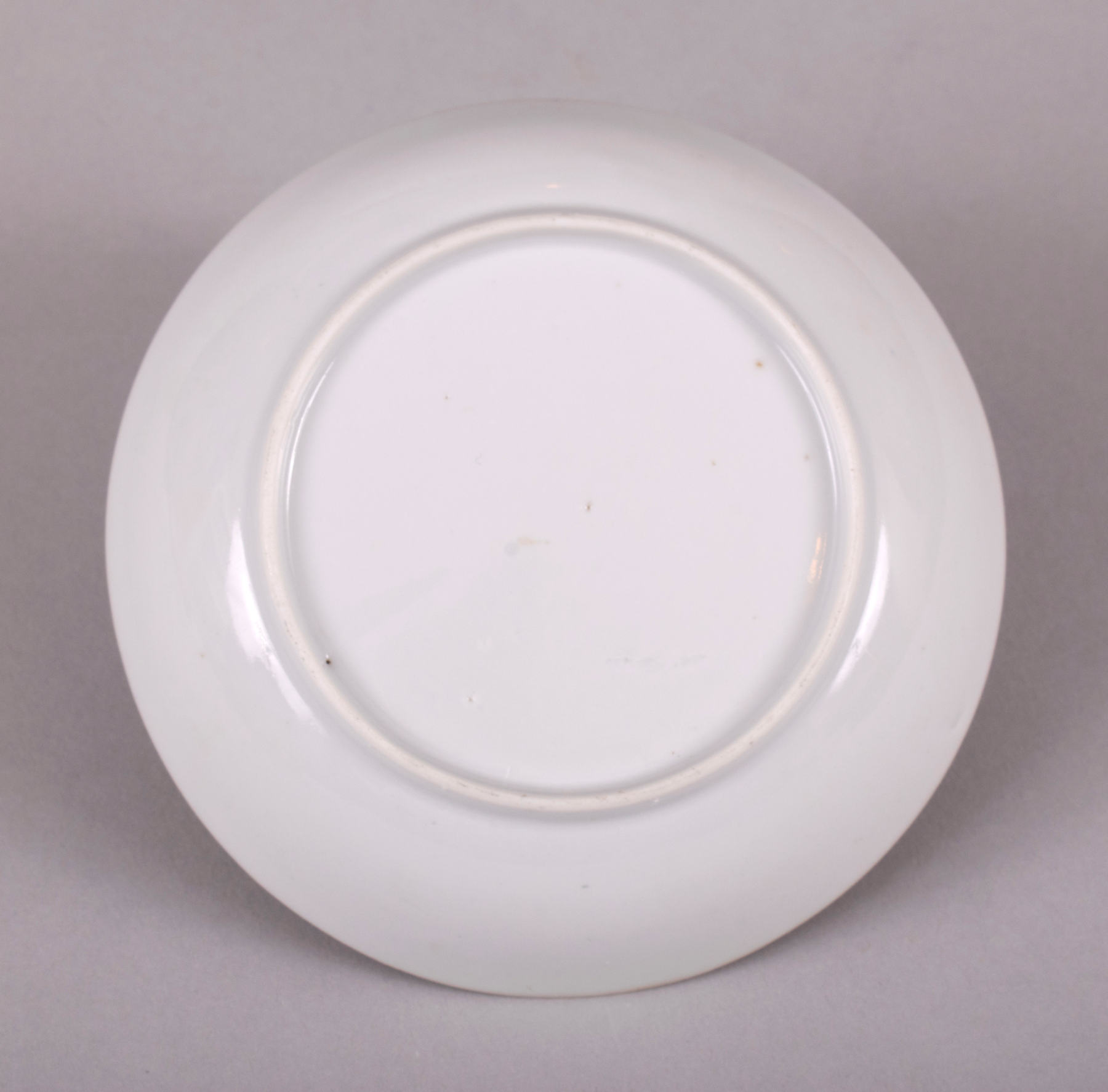 Chinese Export Pseudo Tobacco Leaf Saucer, c. 1770