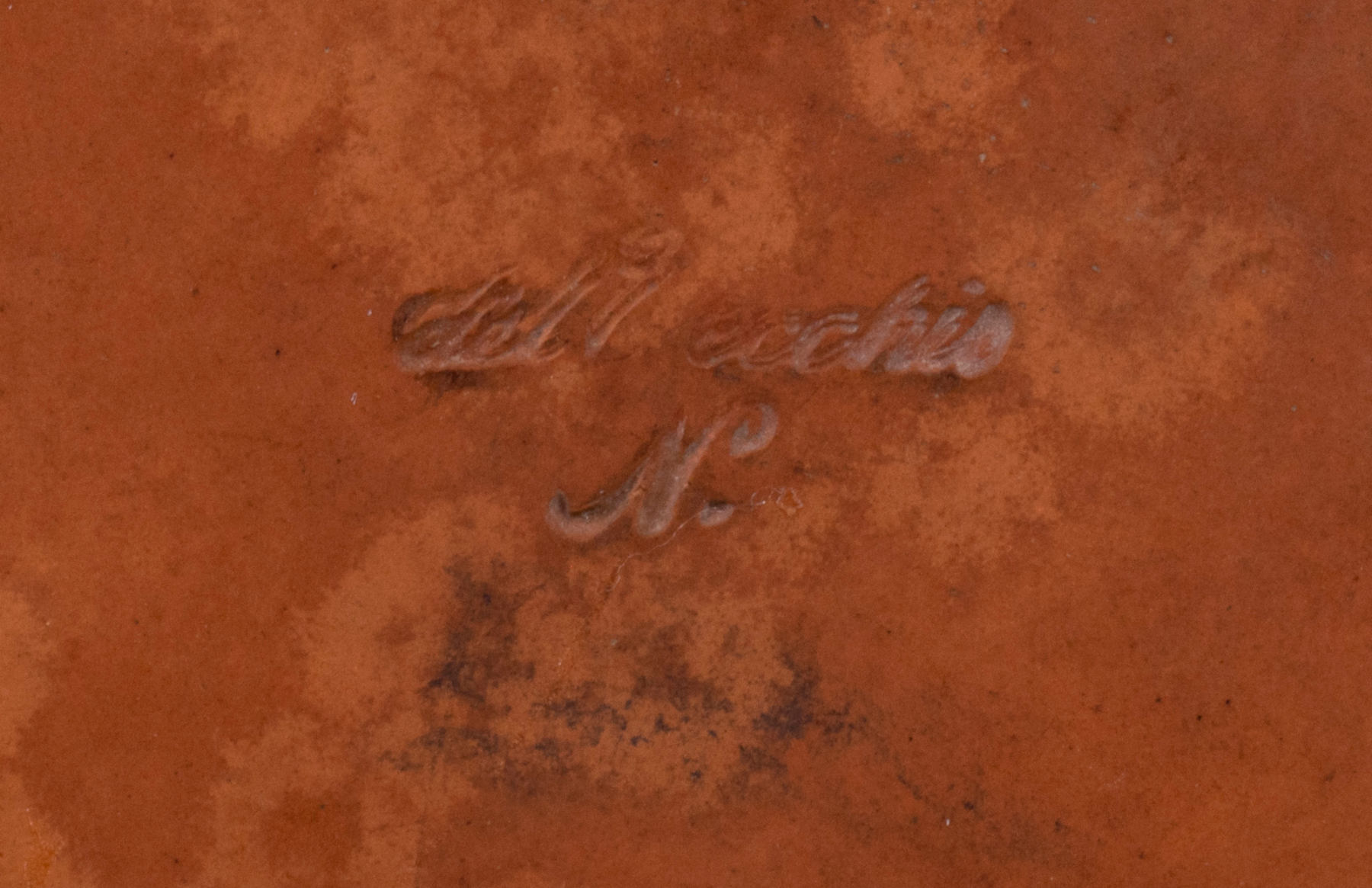 Naples (Del Vecchio) Greek Revival Black Figure Plate, c. 1800