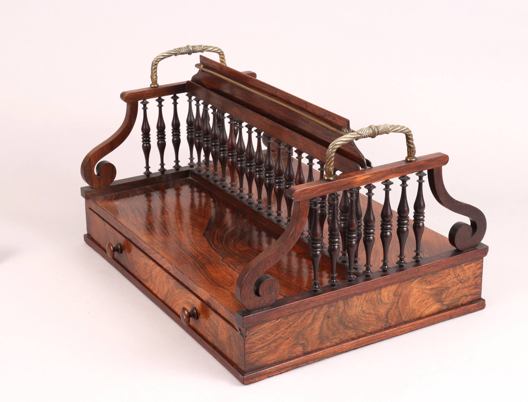 Regency Rosewood Desk Caddy, c. 1810