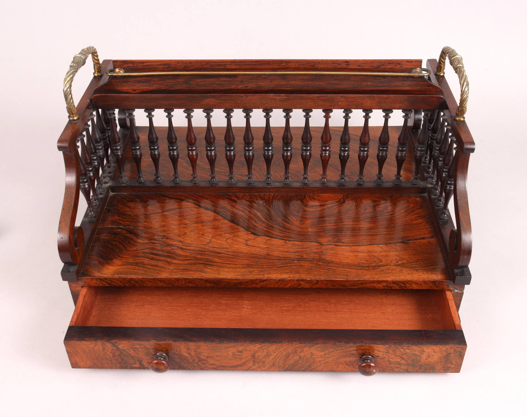 Regency Rosewood Desk Caddy, c. 1810