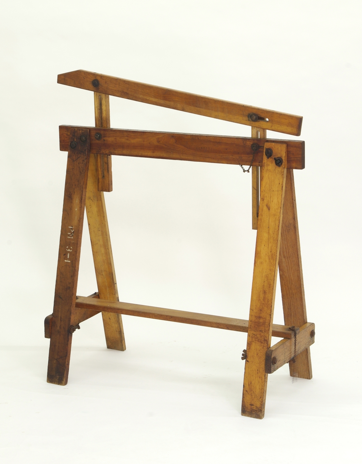 Pair of Adjustable Sawhorses c. 1920