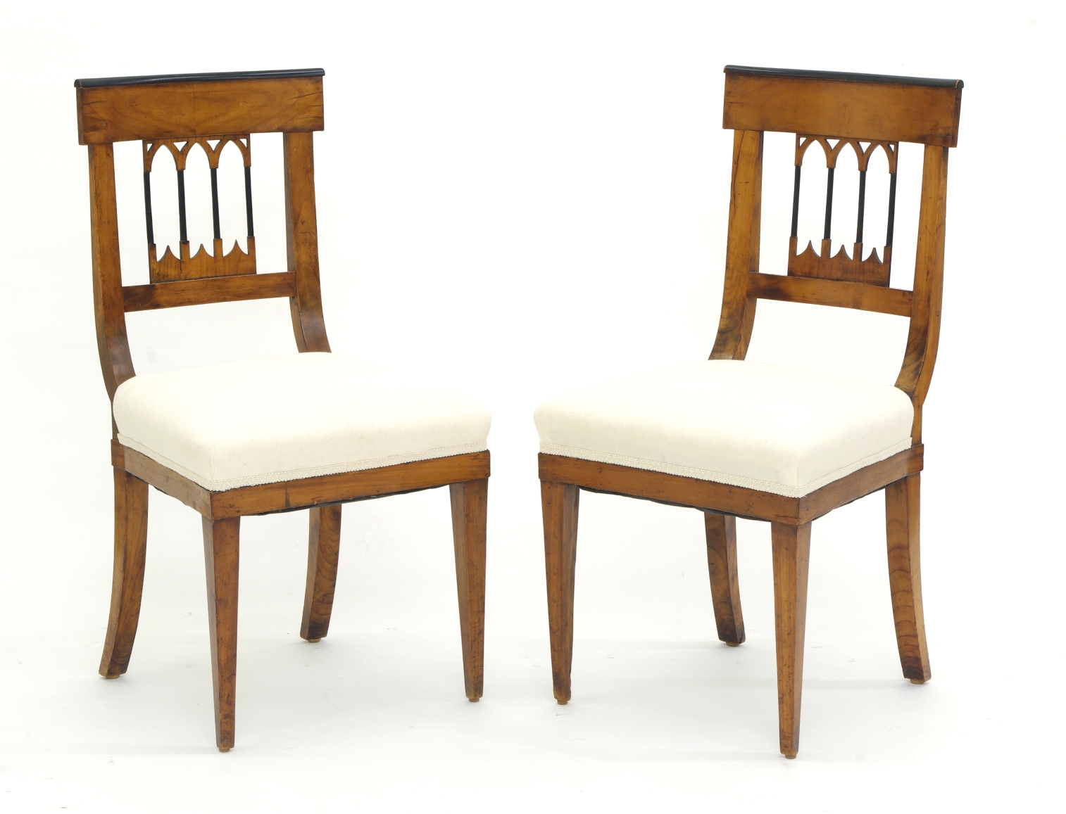 Set of Four Biedermeier Side Chairs, c. 1810-20