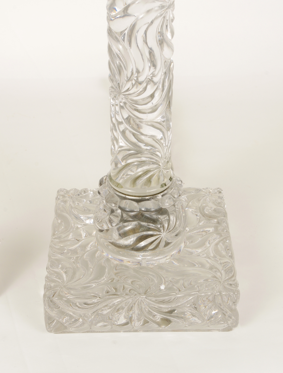 Signed Baccarat Crystal Lamp, c. 1880