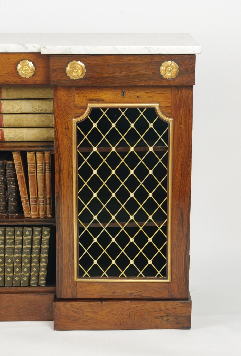 William IV Rosewood Side Cabinet, c. 1830