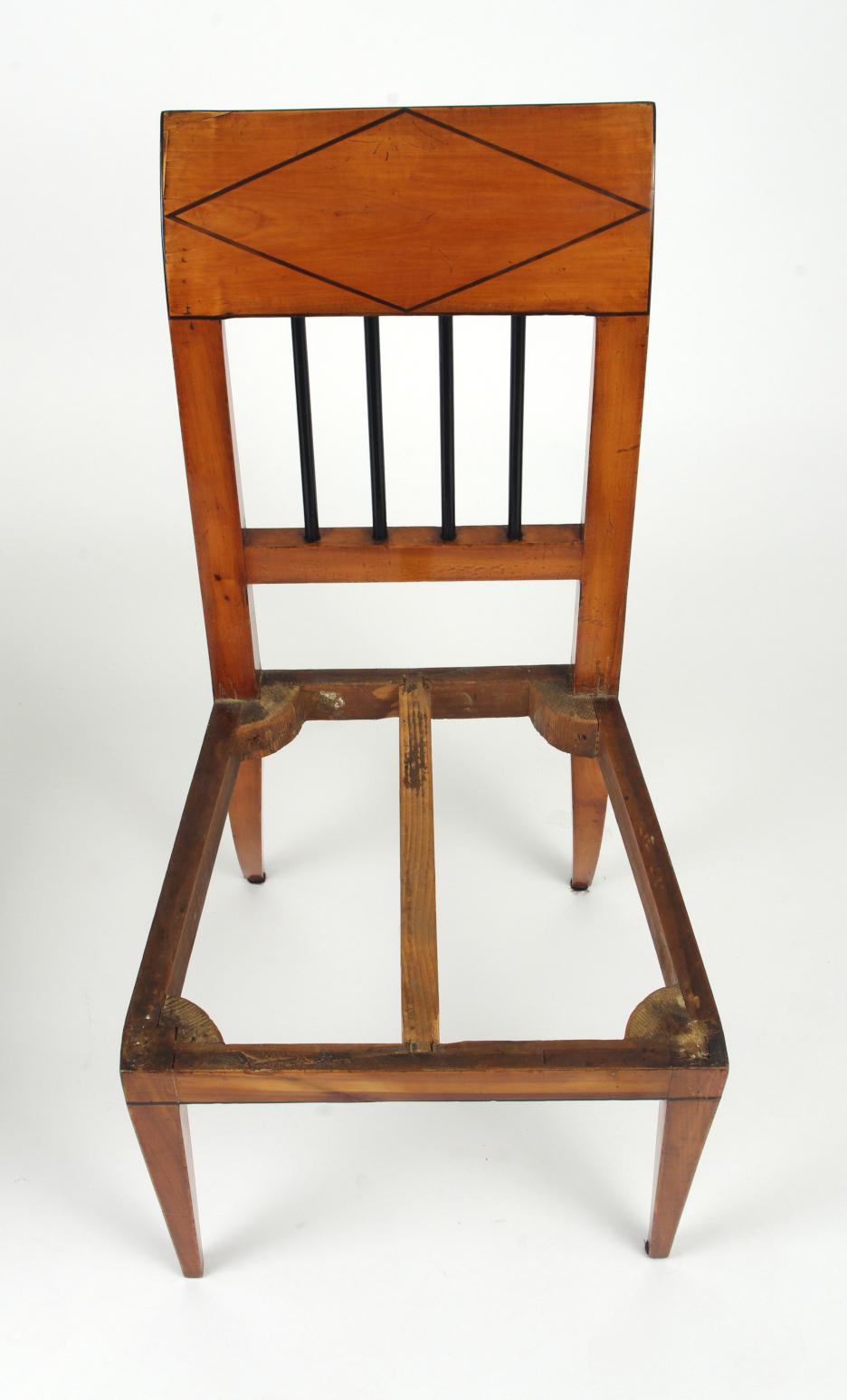 Biedermeier Cherry Side Chair, c. 1820