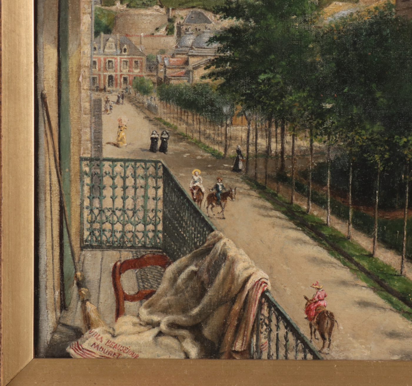 Achille Ernest Mouret (19th c.) French, "Villa Beausejour", 1840-60