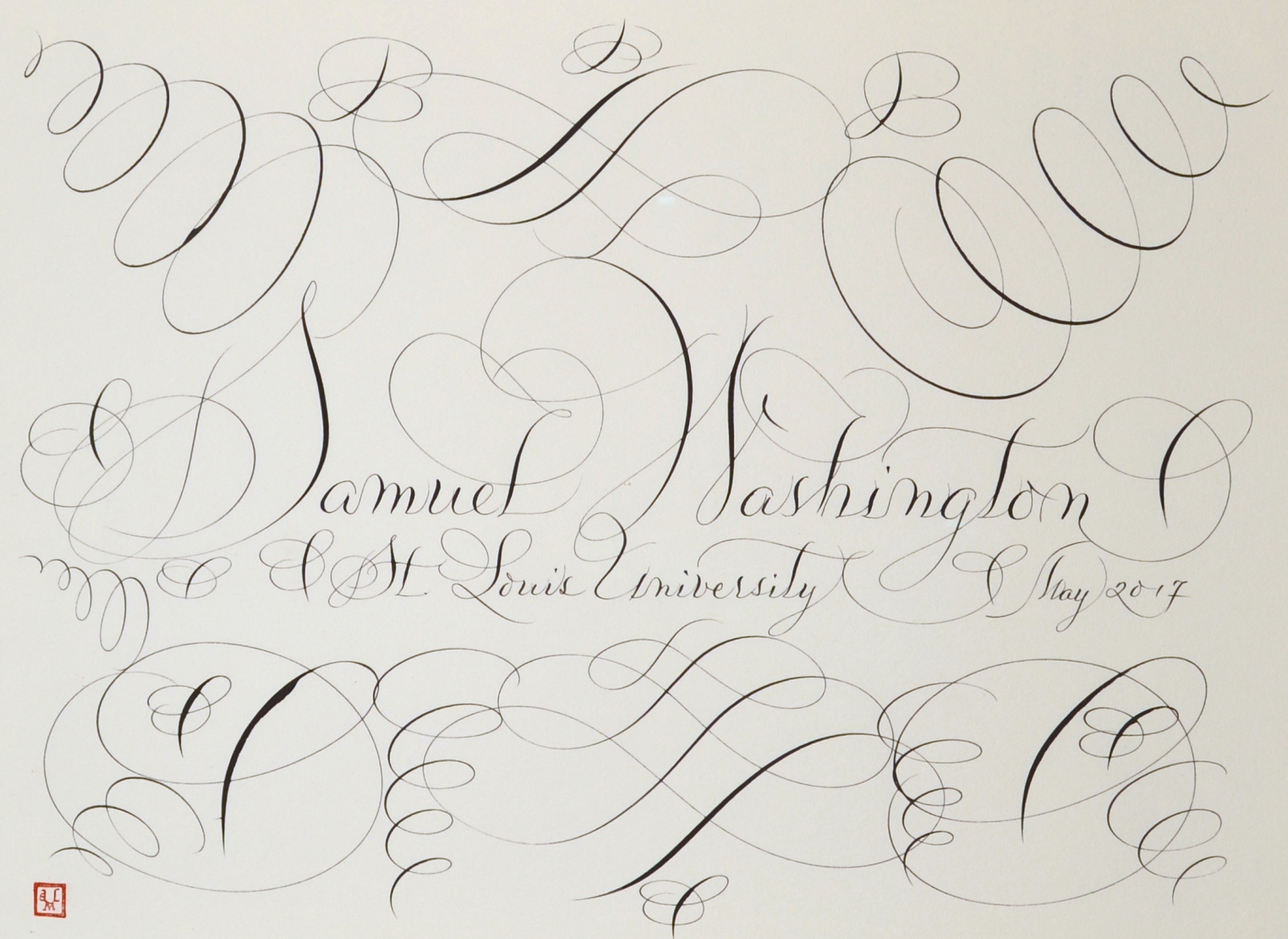 Commissioned Calligraphy