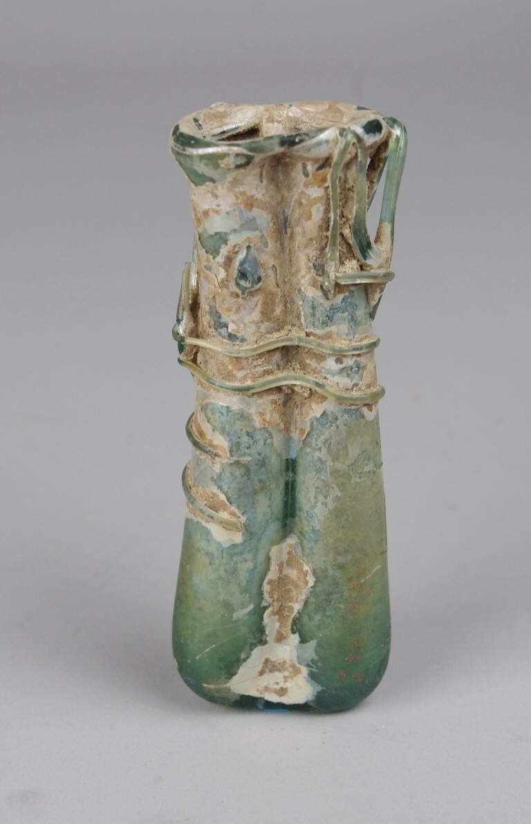 Robert Morrissey Antiques: Roman Glass Double Cosmetic (Kohl) Tube