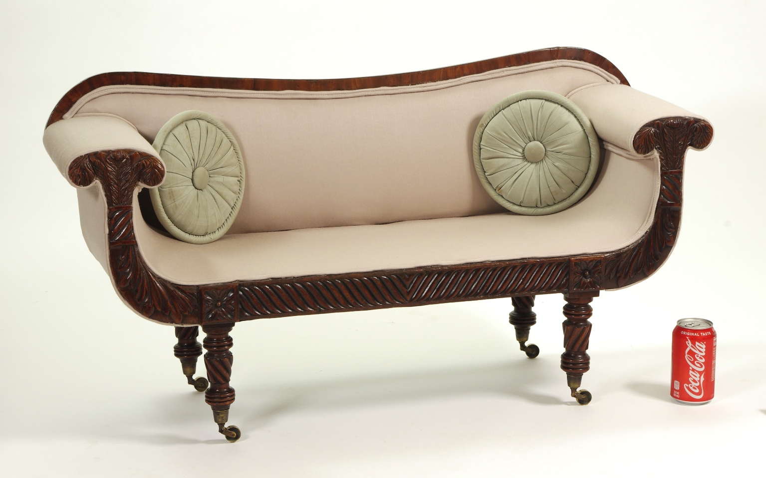 Regency Mahogany Child's Sofa, c. 1820