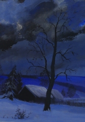 View 3: Frederick Rushing Roe (1883- 1947) American, "Winter Night"