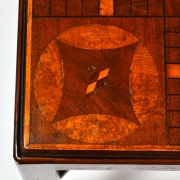 View 4: Inlaid Folk Art Parcheesi Board Table