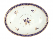 View 1: Caughley Oval Bowl, c. 1780-90