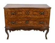 View 1: Italian Rococo Parquetry Chest of Drawers, c. 1760