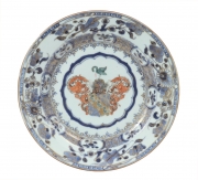 Chinese Export Armorial Plate, c. 1730