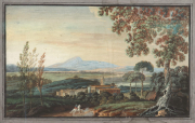 View 6: Pair of Pastoral Landscapes, 18th c.