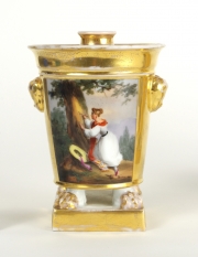View 6: Pair of Old Paris Potpourri Vases, c. 1820-30