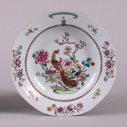 View 3: Pair of Chinese Export Porcelain Armorial Shallow Bowls, c. 1755