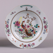 View 7: Pair of Chinese Export Porcelain Armorial Shallow Bowls, c. 1755