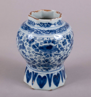View 2: Blue and White Delft Vase, c. 1680