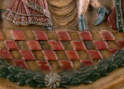 View 5: Large Wax Portrait Medallion, Dated 1752