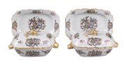 View 1: Pair of Small Chinese Export Armorial Sauce Tureens, c. 1767-1769