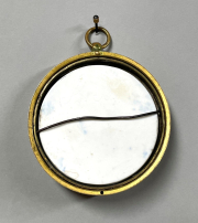 View 2: Sevres Blue and White Jasper Medallion of Emperor Napoleon, c. 1810