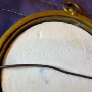 View 3: Sevres Blue and White Jasper Medallion of Emperor Napoleon, c. 1810
