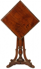 View 1: British Colonial Padouk Wood Side Table