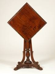 View 8: British Colonial Padouk Wood Side Table
