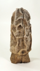 View 4: Folk Art Carved Morel Mushroom Sculpture, Mid 20th c.