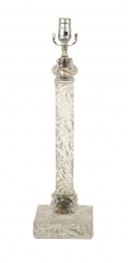 View 1: Signed Baccarat Crystal Lamp, c. 1880