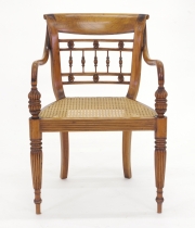 View 6: Set of Six British Colonial Dining Chairs, c. 1830