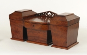View 2: Regency Mahogany Sideboard Tea Caddy, c. 1820