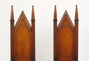 View 5: Pair of George III Oak Gothic Hall Chairs, c. 1800