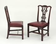 View 9: Set of Eight Chippendale Mahogany Dining Chairs (6+2), early 19th c.