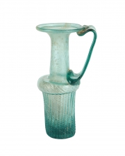 View 1: Early Byzantine Blown Glass Jug, Late 4th-Mid 5th Century AD