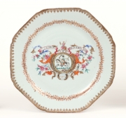 View 2: Pair of Chinese Export Armorial Plates, c. 1760