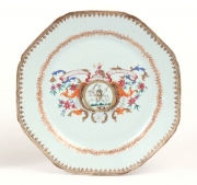 View 3: Pair of Chinese Export Armorial Plates, c. 1760