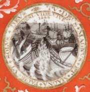 View 2: Chamberlain Worcester 'Armada' Plate, c.1800