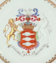View 2: Chinese Export Armorial Plate Made for the Irish Market, c. 1750